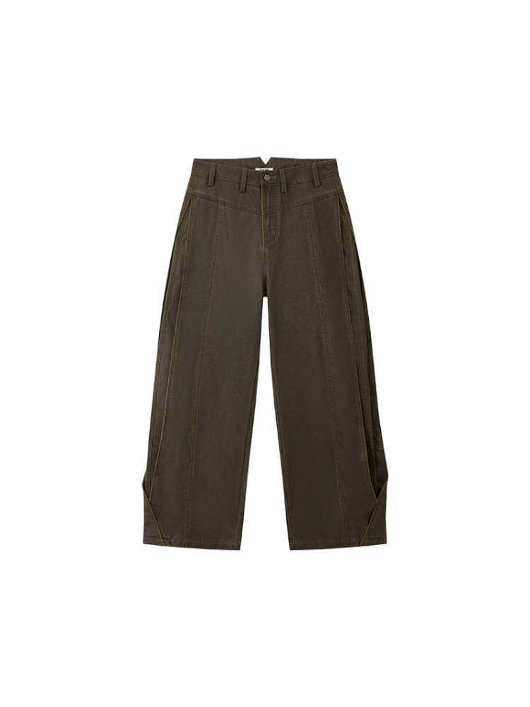 PHYS | Bard In The Wilderness Retro Distressed Loose Trousers【i0000000046】
