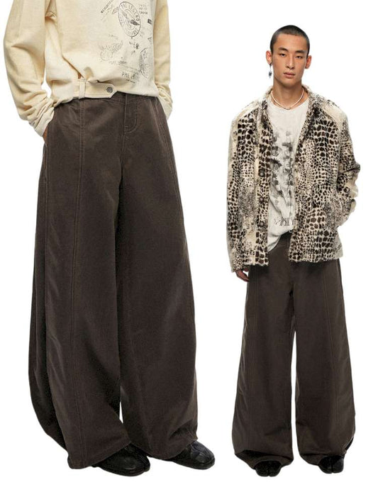 PHYS | Bard In The Wilderness Retro Distressed Loose Trousers【i0000000046】