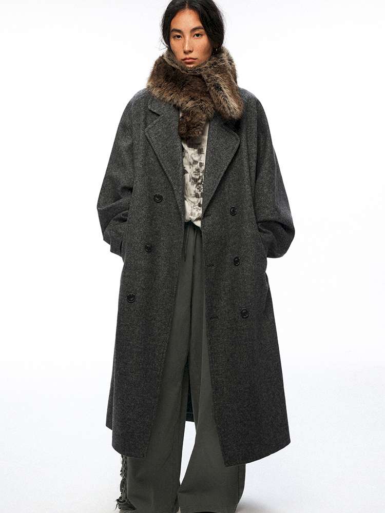 PHYS | Retro Detachable Plush Hooded Scarf【i0000000037】