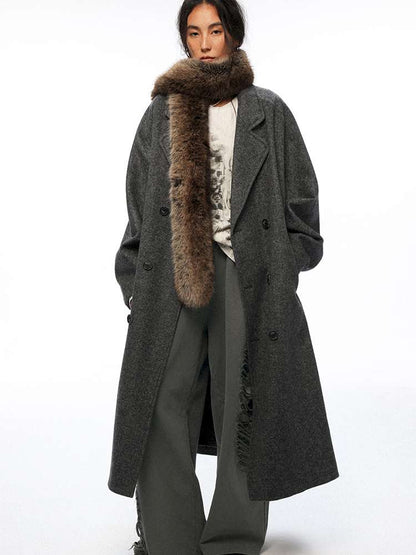 PHYS | Retro Detachable Plush Hooded Scarf【i0000000037】