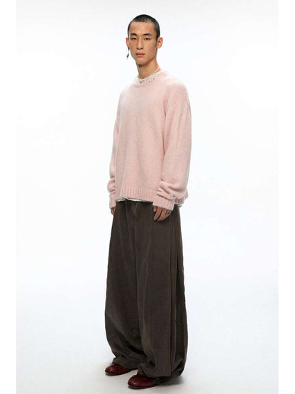 PHYS | Bard In The Wilderness Retro Distressed Loose Trousers【i0000000046】