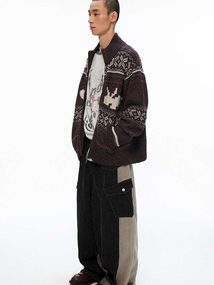 PHYS | Heater Weaving Australian Wool Rabbit Cardigan Sweater【i0000000042】