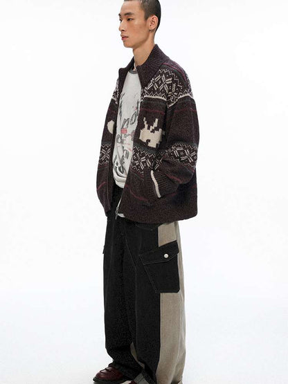 PHYS | Heater Weaving Australian Wool Rabbit Cardigan Sweater【i0000000042】