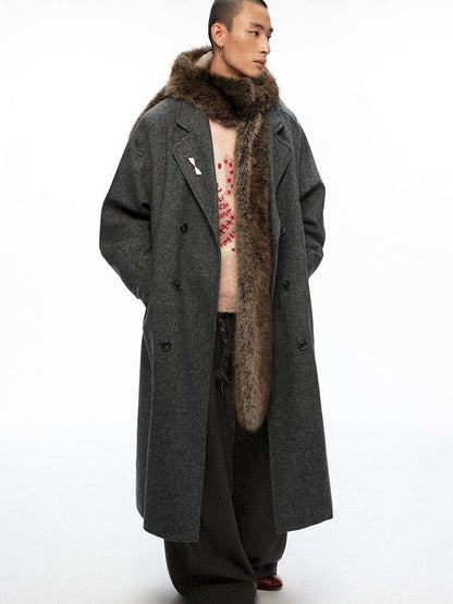 PHYS | Retro Detachable Plush Hooded Scarf【i0000000037】