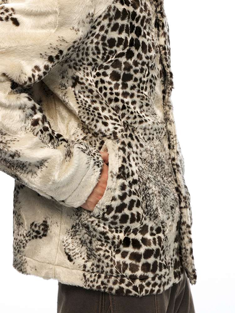 PHYS | Twilight Chant Animal Print Fur Buckle Jacket【i0000000043】