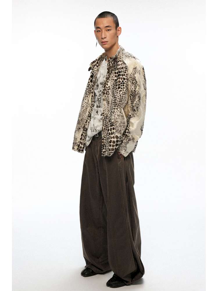 PHYS | Bard In The Wilderness Retro Distressed Loose Trousers【i0000000046】