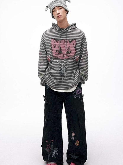 PHYS | Meow Hat Ears Golden Rice Velvet Pointed Ear Wool Hat【i0000000045】