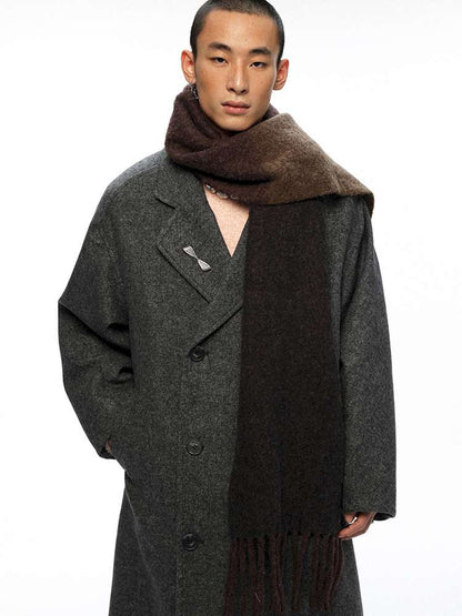 PHYS | Cocoon Double-Breasted Woolen Coat【i0000000044】
