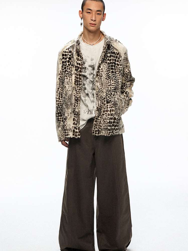 PHYS | Twilight Chant Animal Print Fur Buckle Jacket【i0000000043】