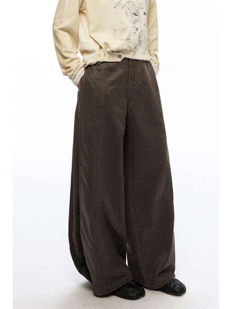 PHYS | Bard In The Wilderness Retro Distressed Loose Trousers【i0000000046】