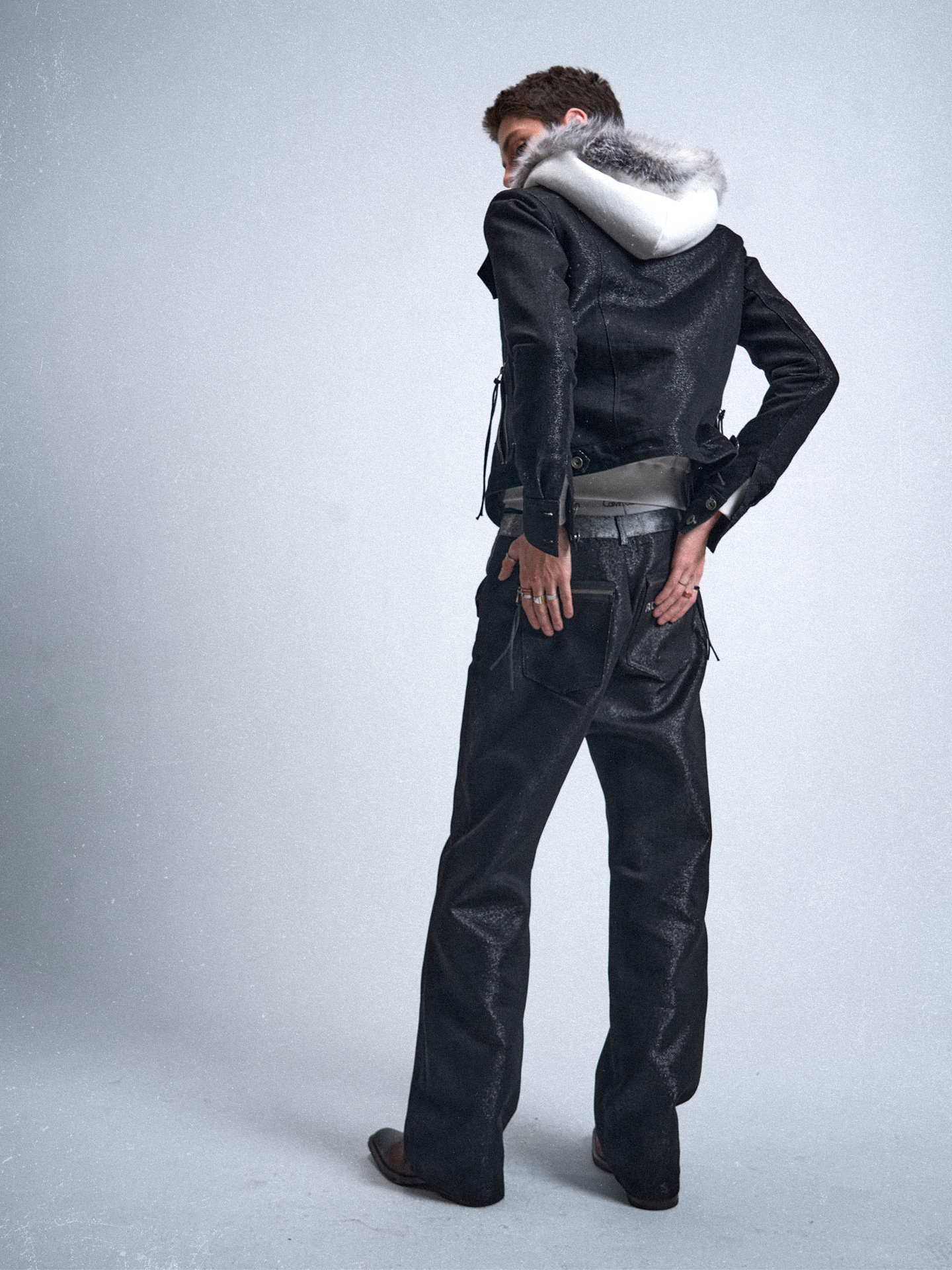 no E mosen | RUDEBART Skeleton Special Silver Weave Jeans【i0000000054】