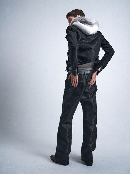 no E mosen | RUDEBART Skeleton Special Silver Weave Jeans【i0000000054】