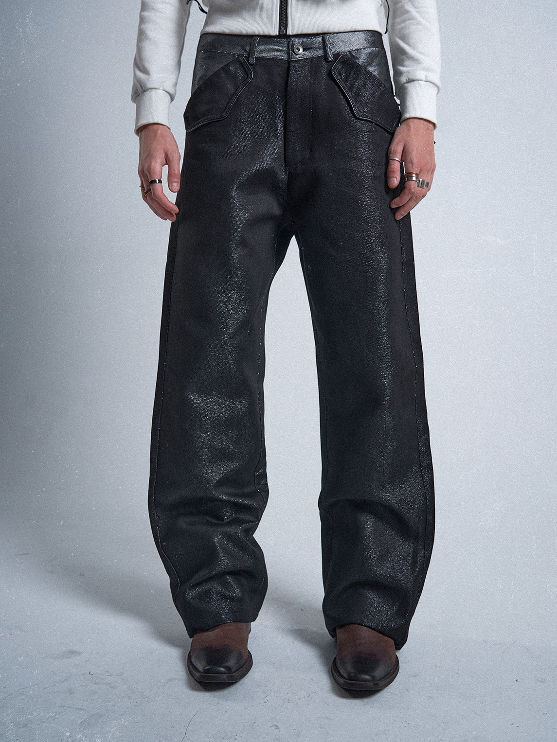 no E mosen | RUDEBART Skeleton Special Silver Weave Jeans【i0000000054】