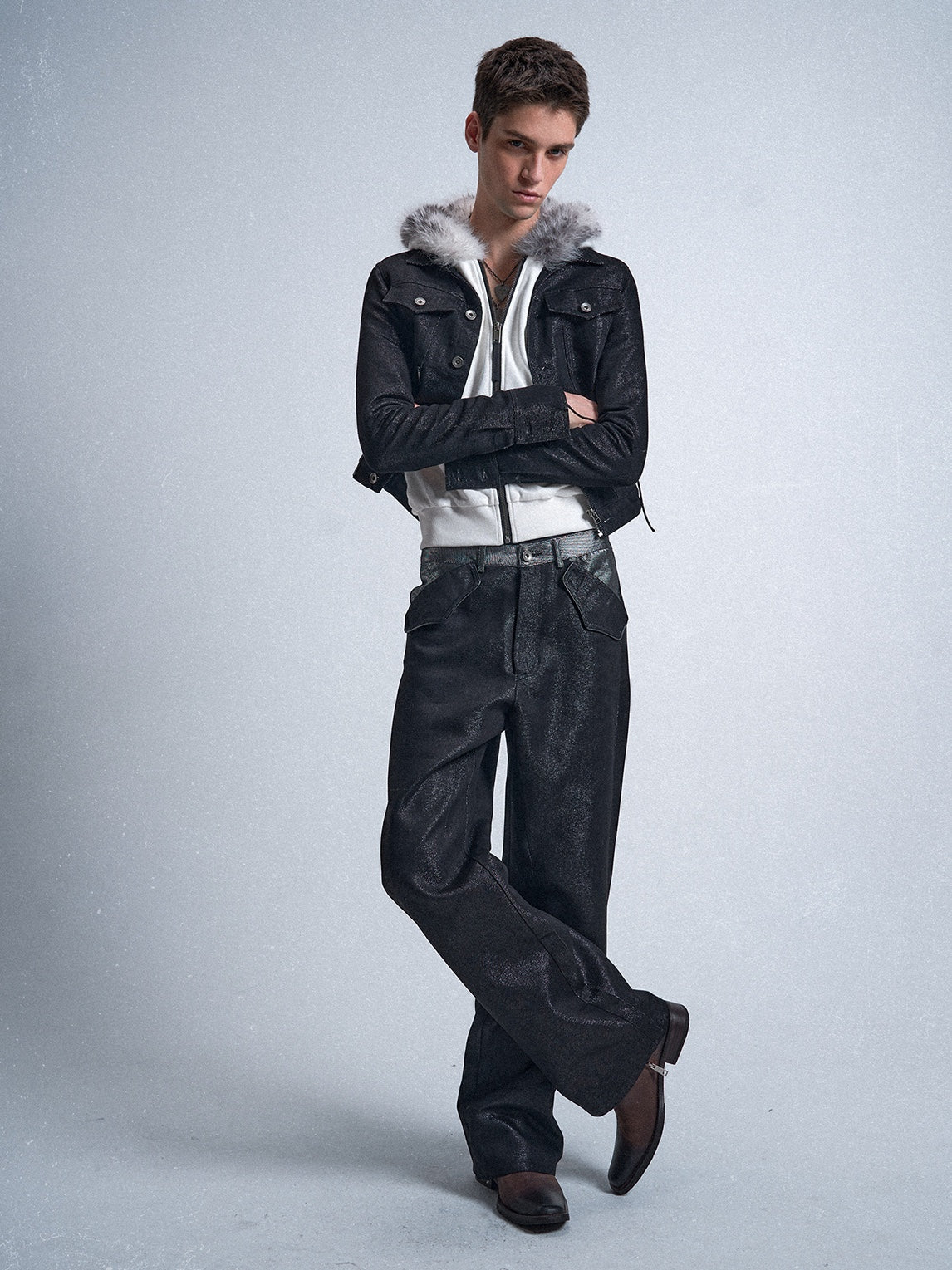 no E mosen | RUDEBART Skeleton Special Silver Weave Jeans【i0000000054】